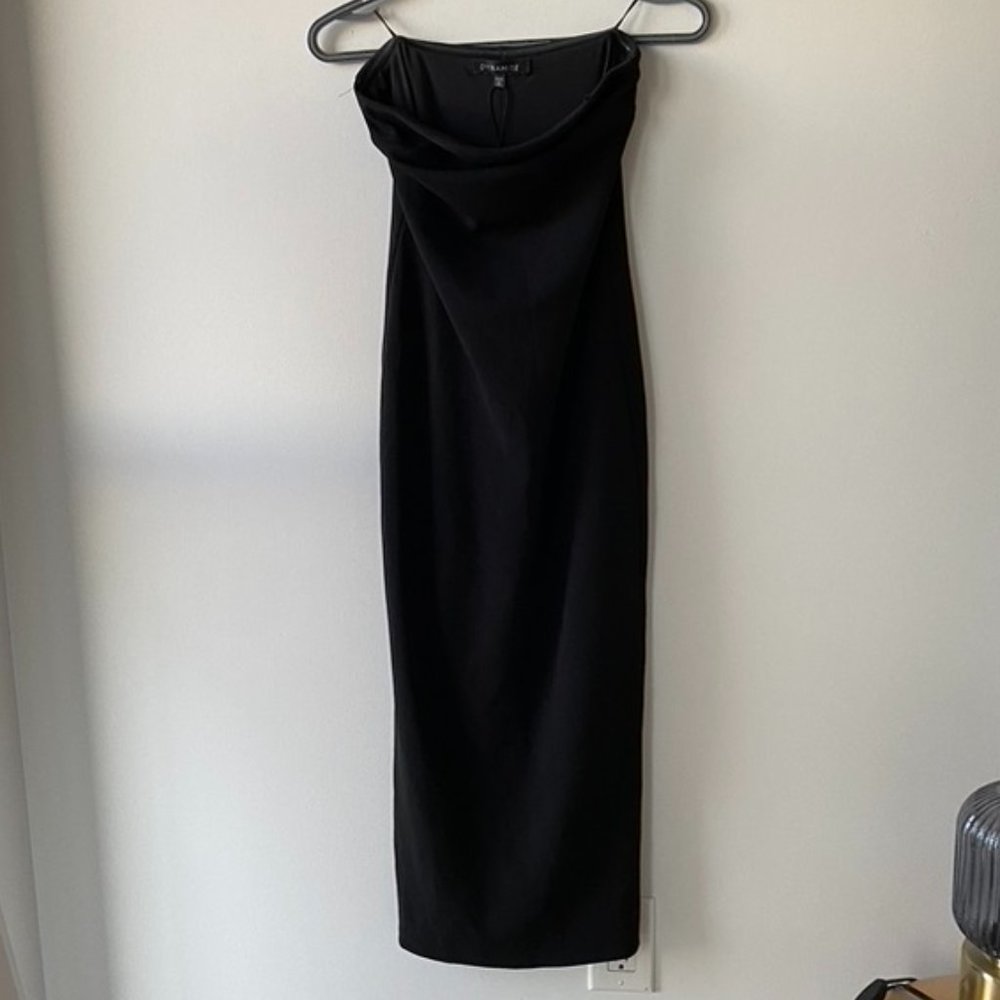 Dynamite Black Strapless Bodycon Dress